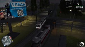 Работа на служебном трамвае в мта провинция!!!