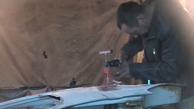 ГАЗЕЛЬ. ДВЕРЬ. Рихтовка сложных повреждений.