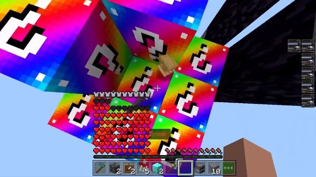 Minecraft lucky skyblock... смотреть онлайн