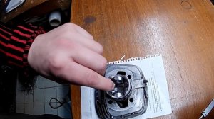 Точнул цилиндр ручным притиром.