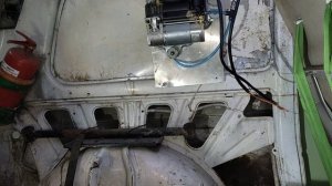 Пневмо система для блокировки Нива. Компрессор от BMW в Ниву.