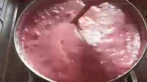 Желе-джем из красной смородины.