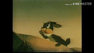 Басня от деда-Лев и заяц!!!