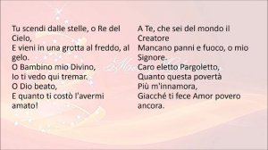 TU SCENDI DALLE STELLE LYRICS Italian Christmas Song