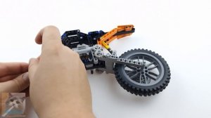 Lego Technic 42007 Moto Cross Bike - Speed Build