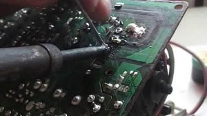 как выпаять строчник (строчный трансформатор)