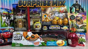 Сюрприз MIX! Batman, Zuru Robo Alive, Golden Egg, Dominator Dogs, DISNEY PIXAR Cars, Мстители