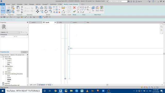 Revit Architecture | Sketch to 3d Modeling Tutorial #7 смотреть онлайн