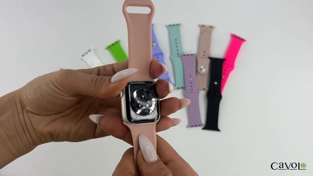 Силиконовый ремешок для Apple Watch Cavolo смотреть онлайн