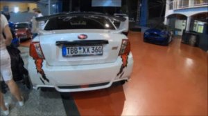 SUBARU IMPREZA WRX STI WRAPPED TUNING SHOWCAR WALKAROUND