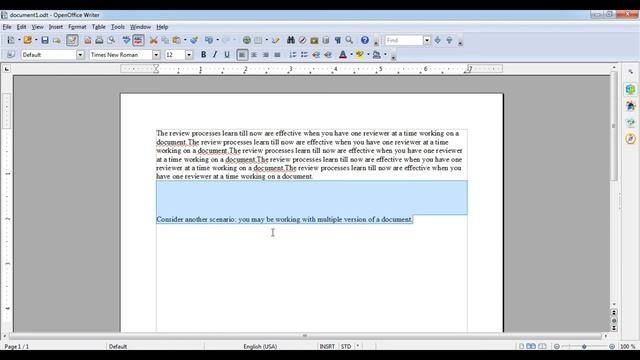 How to Merge and Compare Document in OpenOffice Writer  Word Processor  12th Class Part - 7 Hindi