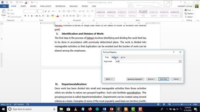 《Ms Office Word 》 Find & Replace and shortcuts (Ctrl+home, ctrl+end, ctrl+H, ctrl+ F ) ||| lesson 7