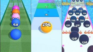 Ball Runner ?⚽ Ball Run ?? 2048 Runner Balls ⚾⚾⚾⚾ Gameplay Walktrough Android iOS