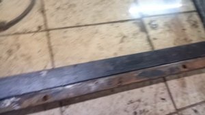 Стекло на дверь  минипогрузчика UNC и МКСМ, недорогая альтернатива