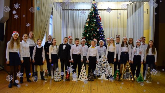 Новогоднее поздравление 5 "А" класса (Гимназия №3 г.Бреста) смотреть онлайн