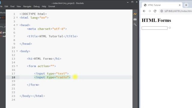 #23 Forms in HTML | HTML Tutorial