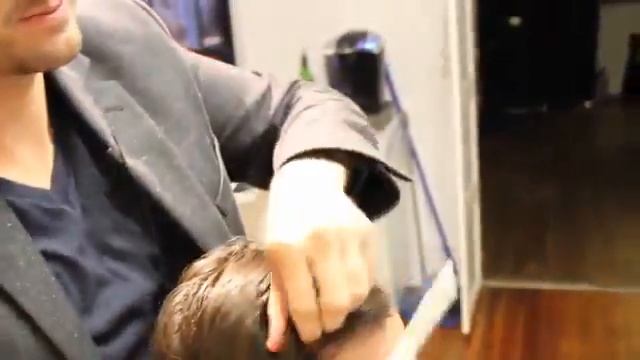 Стрижка и укладка в стиле Помпадур.Pompadour haircut .