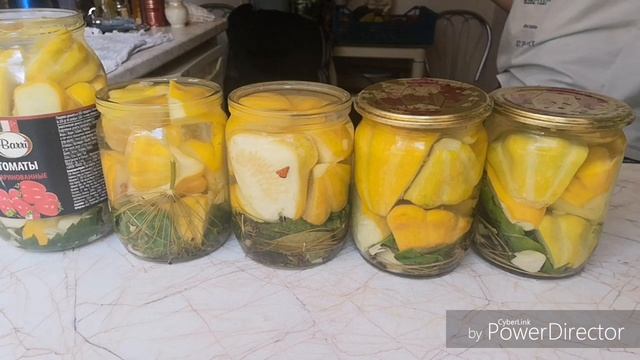 Маринованные патиссоны