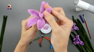 ABC TV | How To Make Iris Flower With Pipe Cleaner - Craft Tutorial