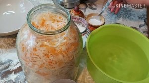?БЫСТРАЯ КВАШЕНАЯ КАПУСТА ГОРЯЧИМ СПОСОБОМ?