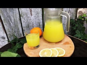 ГАЗИРОВАННЫЙ ЛИМОНАД на Вкус как ФАНТА, 2 литра Лимонада из 1 го Апельсина