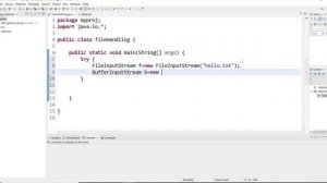 #75 Java Input Output | BufferedInputStream