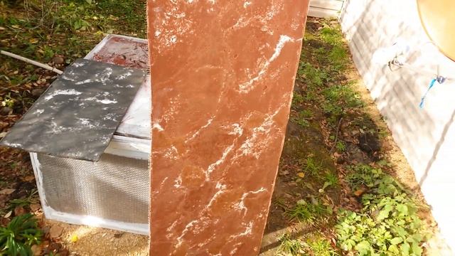Реалистичный, мрамор из бетона своими руками