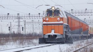 Снегоуборочный поезд