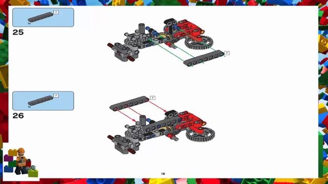 LEGO instructions - Technic - 42102 - Harvester смотреть онлайн