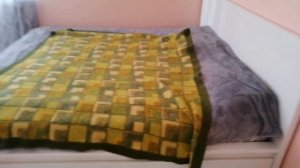 Шикарный плед из квадратных мотивов спицами