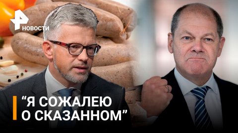 Посол Украины извинился за сравнение Олафа Шольца с ливерной колбасой / РЕН Новости