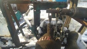 Трактор Т-40АМ. Установка большой кабины ЮМЗ. Часть 3. Распределитель