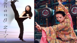 Она мастерски владеет мечом и ушу (Чжан Цзыи)