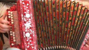 Галина на гармони.