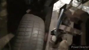 Мини погрузчик "ВОРОН" рулевой гидроцилиндр установка.
