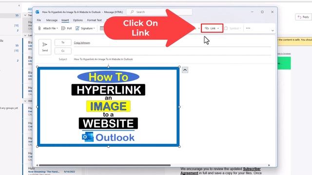 Microsoft Outlook: How To Hyperlink An Image To A Website In Outlook | PC | *2023* смотреть онлайн
