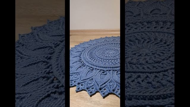 Master Class. Crochet carpet. Ковёр крючком.