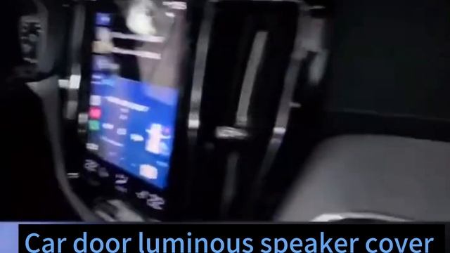 64 colors Car door luminous speaker cover ambient light For Volvo XC60 2018 2022 loudspeaker cover смотреть онлайн