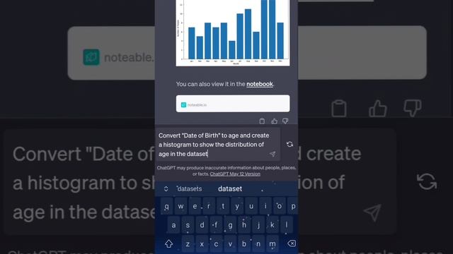 GPT Plugin | NOTEABLE chatgpt plugin | Data analysis and Visualization #gpt4 #chatgpt #chatgptplugi