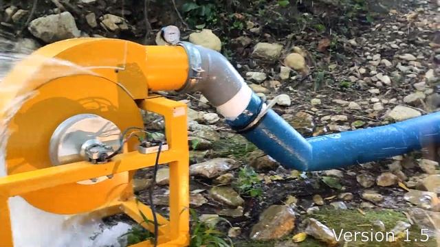 Микро ГЭС Поперечного потока (Банки). DIY Hydroelectric power. Crossflow Hydro Turbine. смотреть онлайн