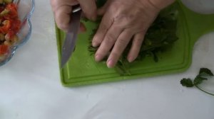 Салат с нутом..Вегетарианский рецепт с нутом . Salad with chickpeas. Vegetarian.