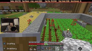 Minecraft "Chill Stream" May 11, 2020 pt2 - An Elevated Nether Wart Farm