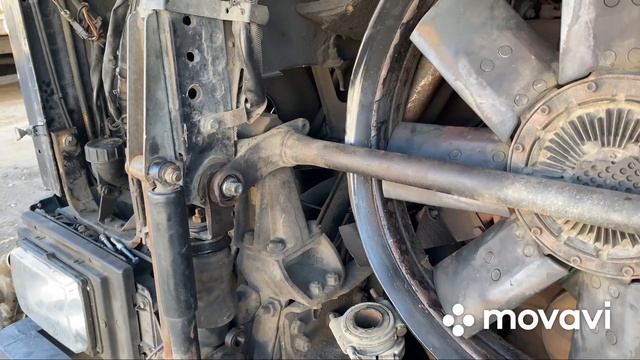 (Scania 143)Ремонт радиатора, замена подшипника на торсион и ещё…..