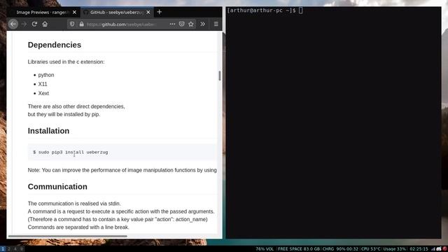 How to setup image previews on Ranger with Überzug смотреть онлайн