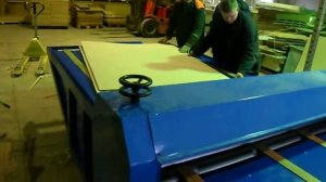 Пресс валковый плоскопрокатный модель MPD (для вырубки гофрокартона).