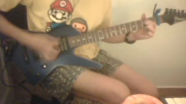 Roland GR-20 guitar synth demo on Ibanez Destroyer DTX-120 смотреть онлайн