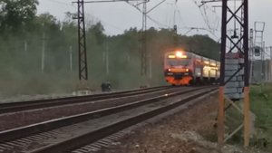 Городской электропоезд ЭД4МК-0090 сообщением Екатеринбург-Сорт. - Керамик