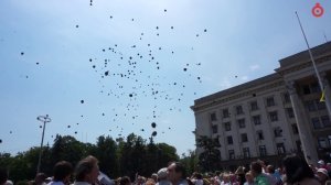 Панихида по жертвам майской бойни. Одесса 8 июня.