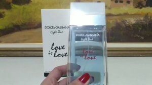 LIGHT BLUE LOVE IS LOVE POUR FEMME-DOLCE GABBANA!