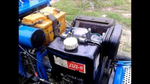 Самодельный мини трактор, с китайским дизелем Homemade tractor
